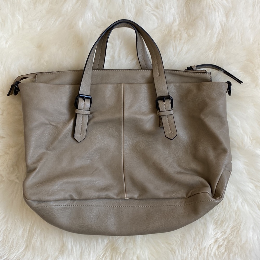 Zara gray handbag.